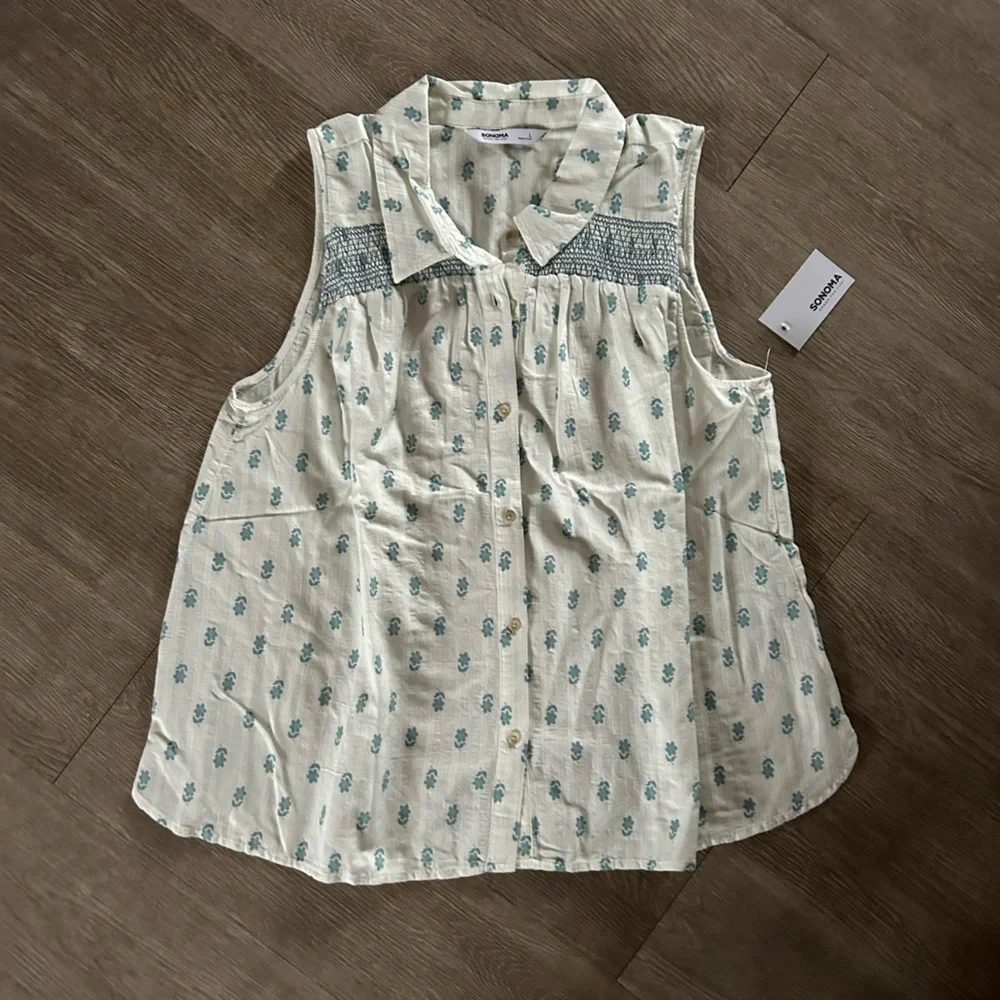 Button Down Chambray Shirt - Picture 2 of 5